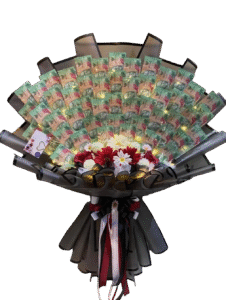Money bouquet black