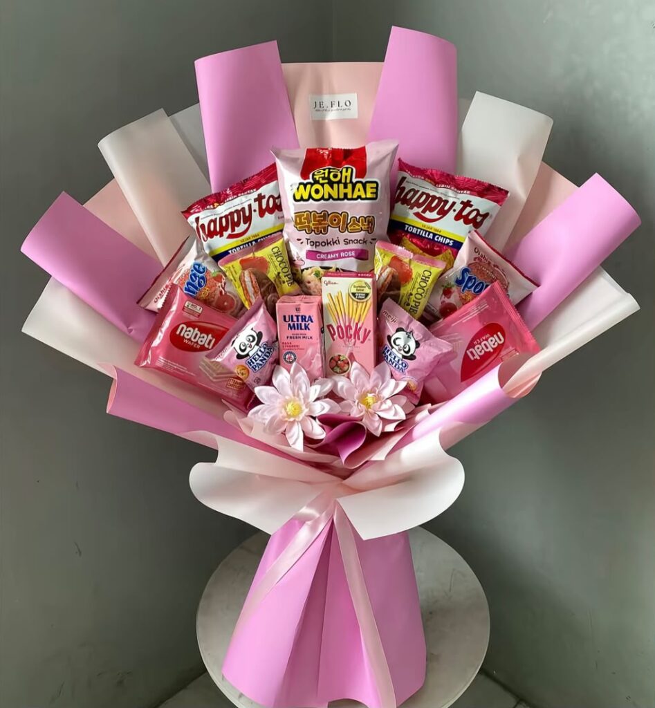 BUCKET SNACK WARNA PINK