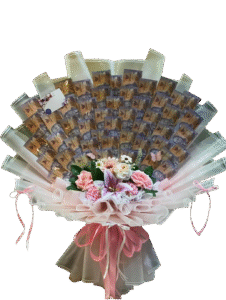Money bouquet white